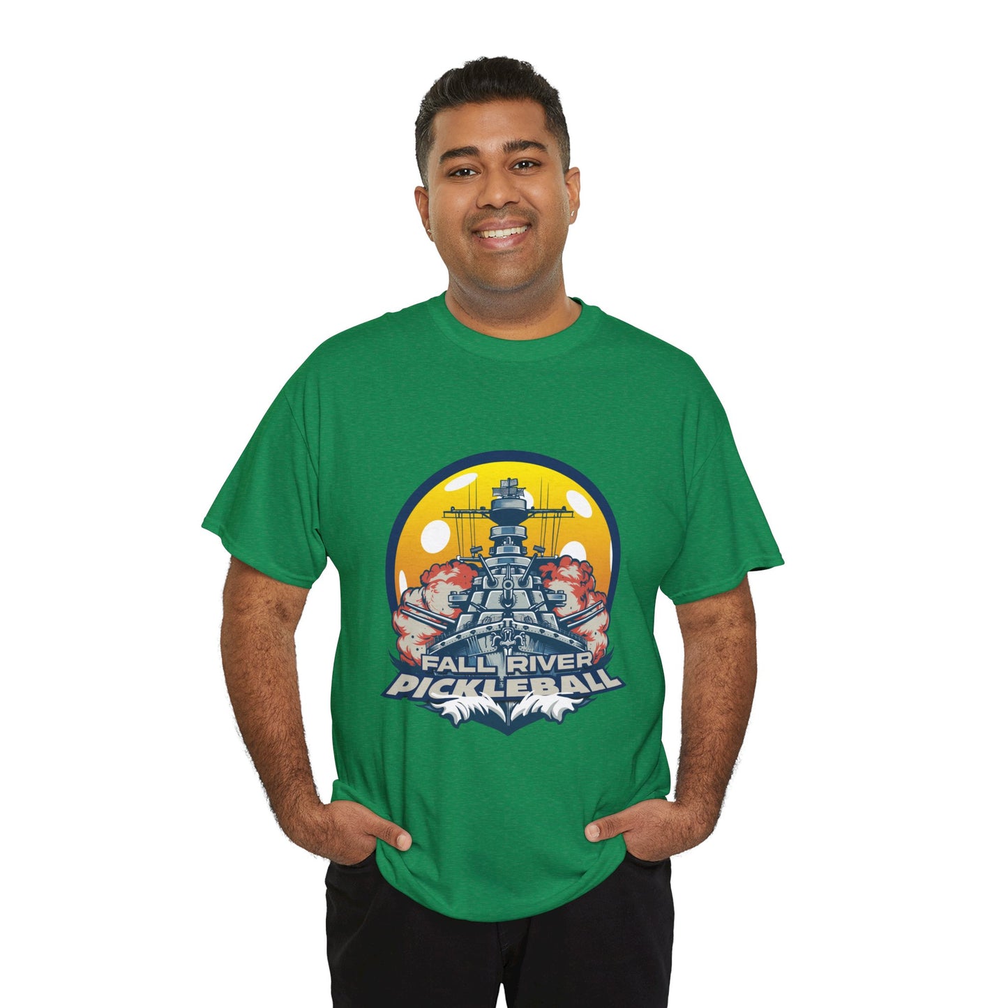 Men's Pickleball Heavy Cotton T-Shirt