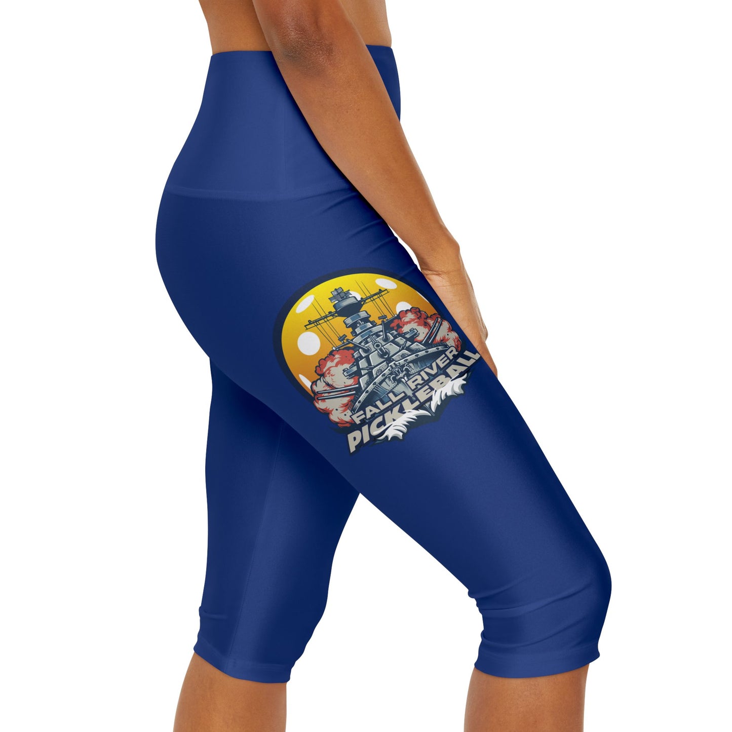 Yoga Capri Leggings Blue