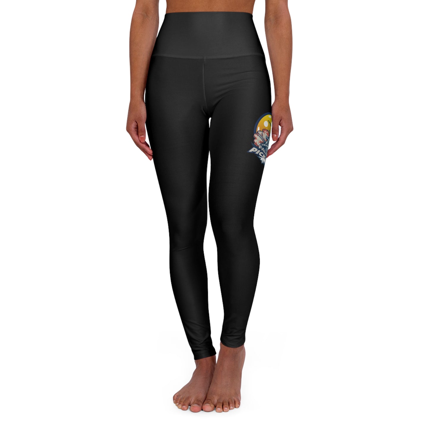 High Waisted Yoga Leggings Black