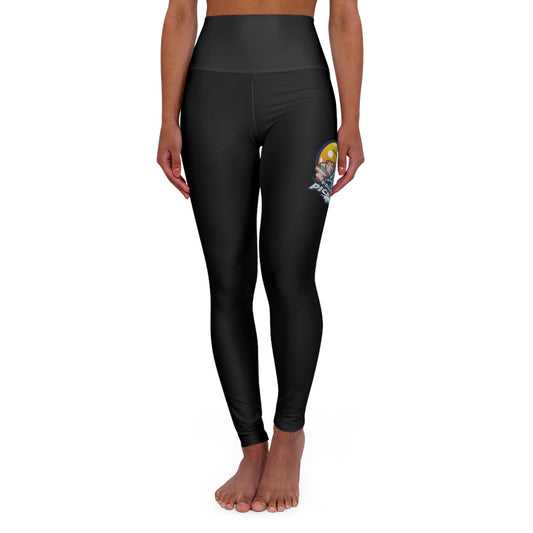 High Waisted Yoga Leggings Black