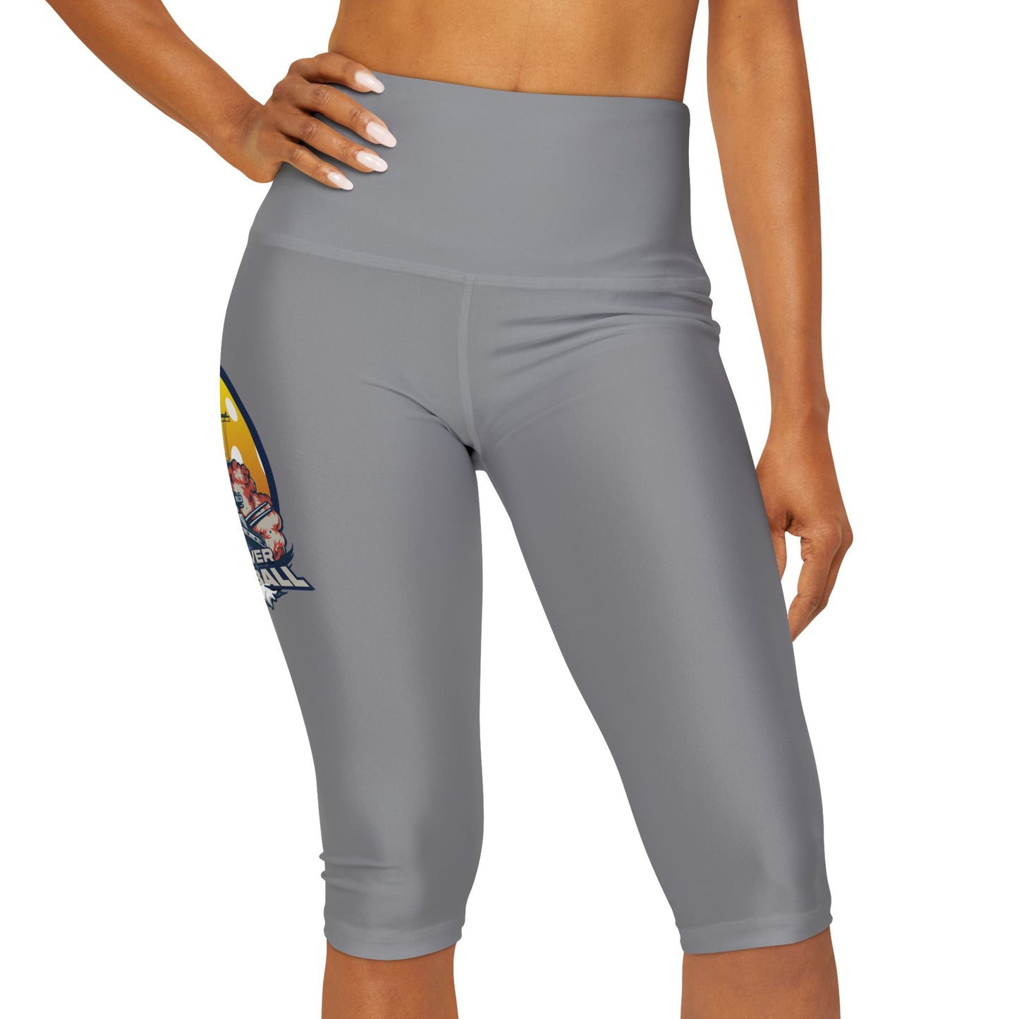 Yoga Capri Leggings Grey