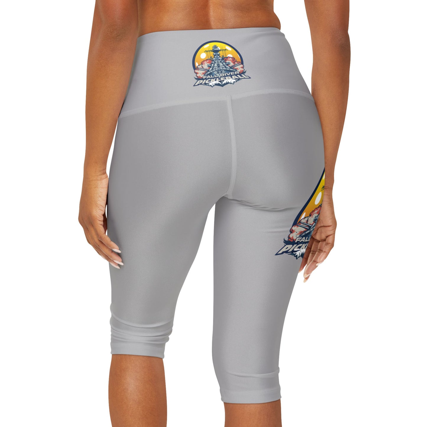 Yoga Capri Leggings  Light Grey