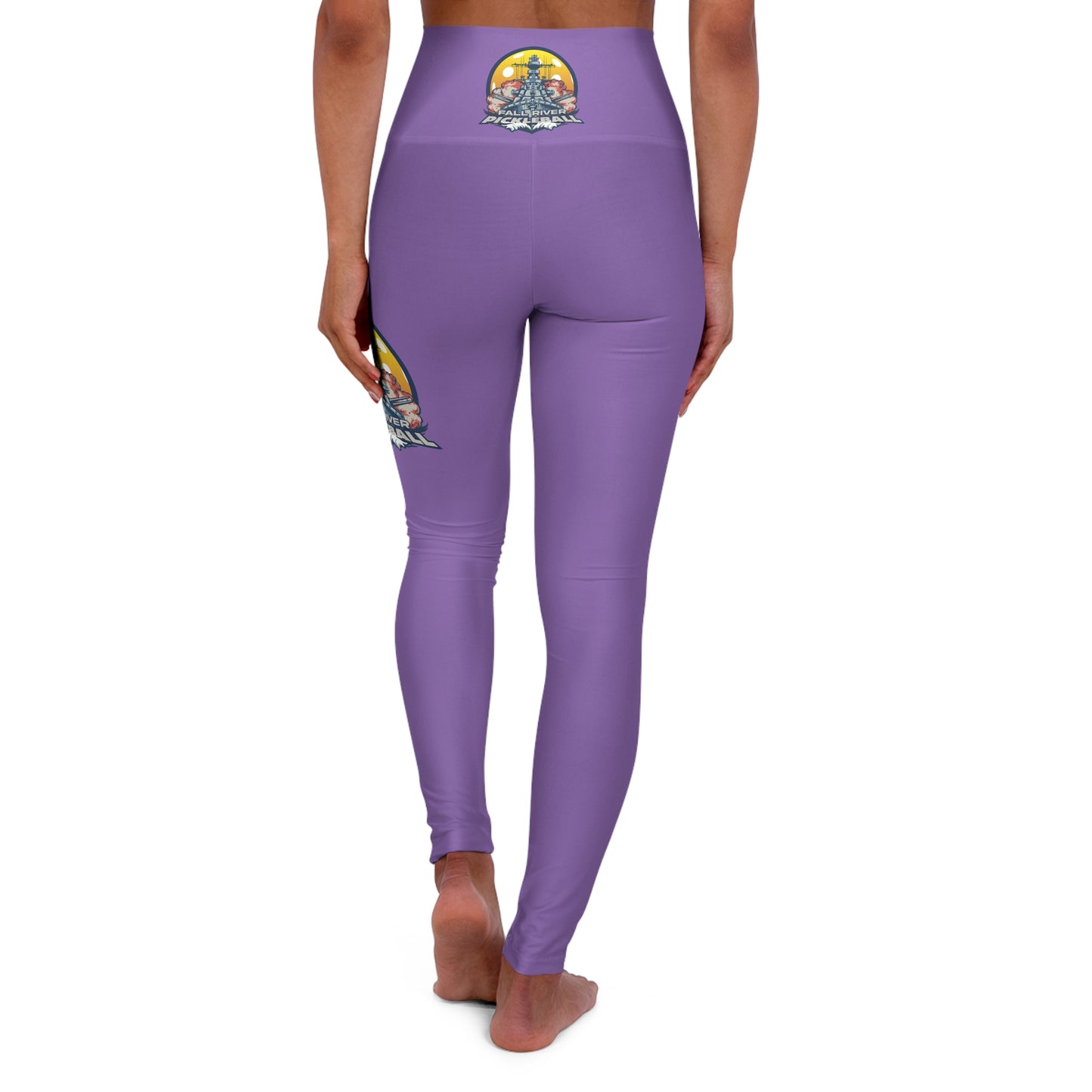 High Waisted Yoga Leggings Light Purple